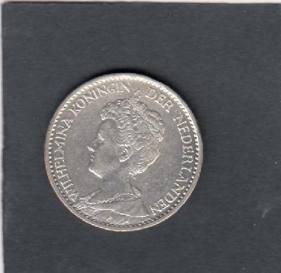 Beschrijving: 1 Gulden WILHELMINA